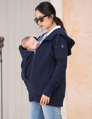 Dark Blue 3 In 1 Maternity Hoodie | Women Seraphine Essentials