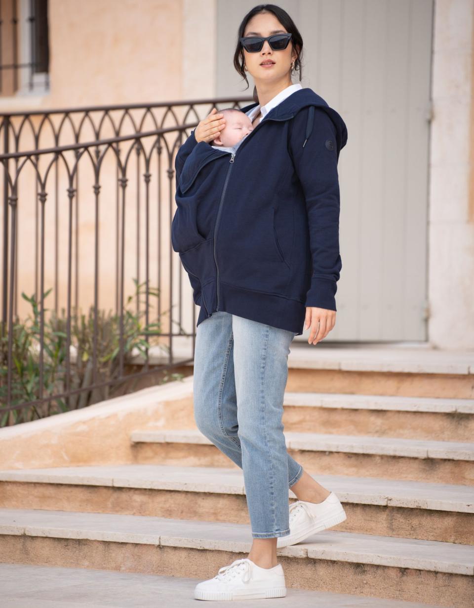 Dark Blue 3 In 1 Maternity Hoodie | Women Seraphine Essentials