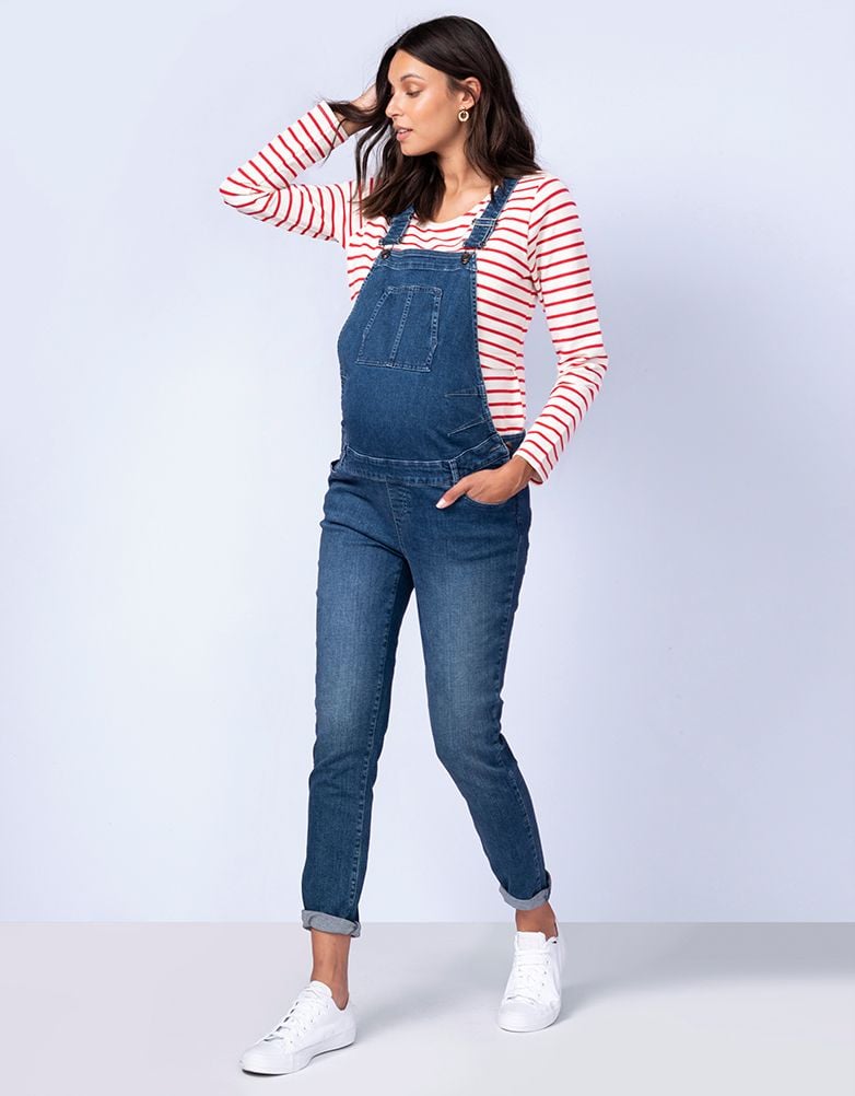 Denim Maternity Overalls | Women Seraphine Jeans