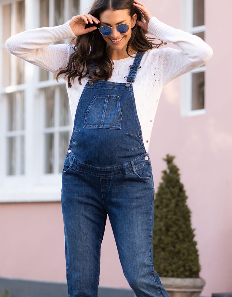 Denim Maternity Overalls | Women Seraphine Jeans