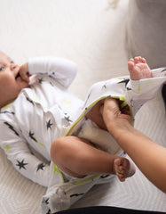 Easy Zip Organic Cotton Sleepsuit – Stars | Baby Seraphine Baby Clothes