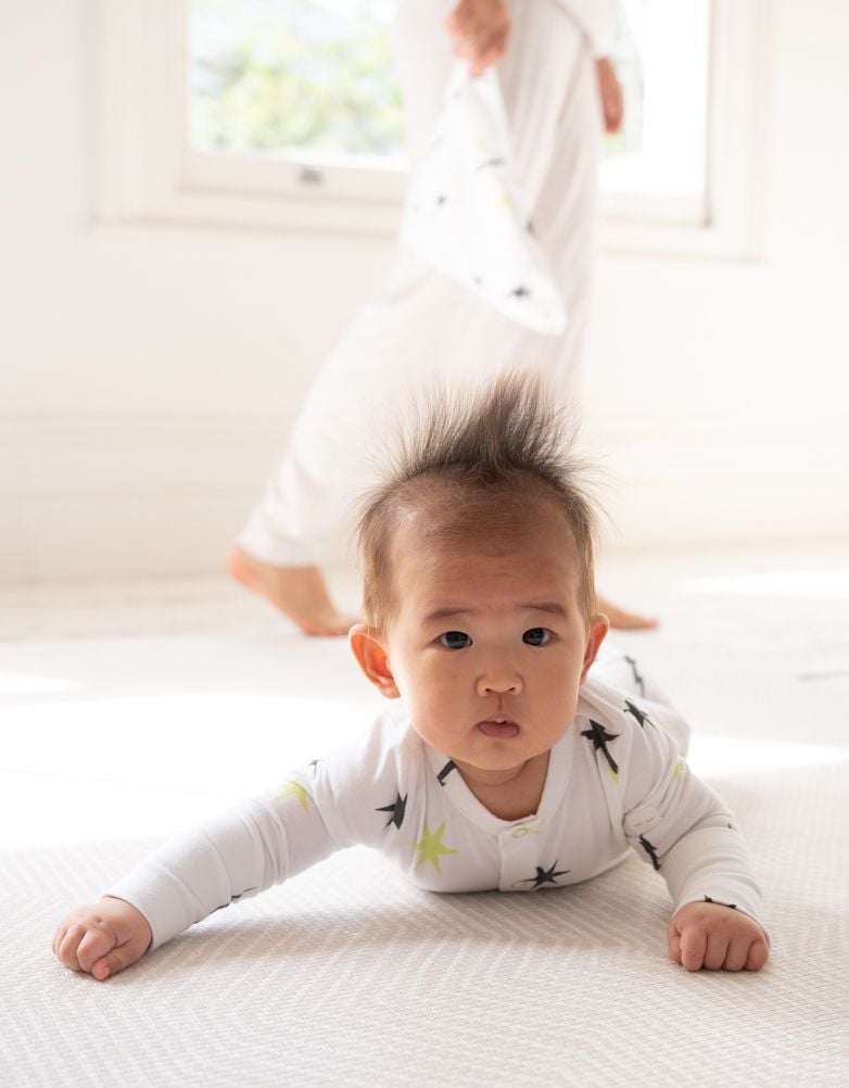 Easy Zip Organic Cotton Sleepsuit – Stars | Baby Seraphine Baby Clothes