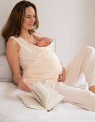 Ecru Cotton Skin To Skin Top | Women Seraphine Essentials