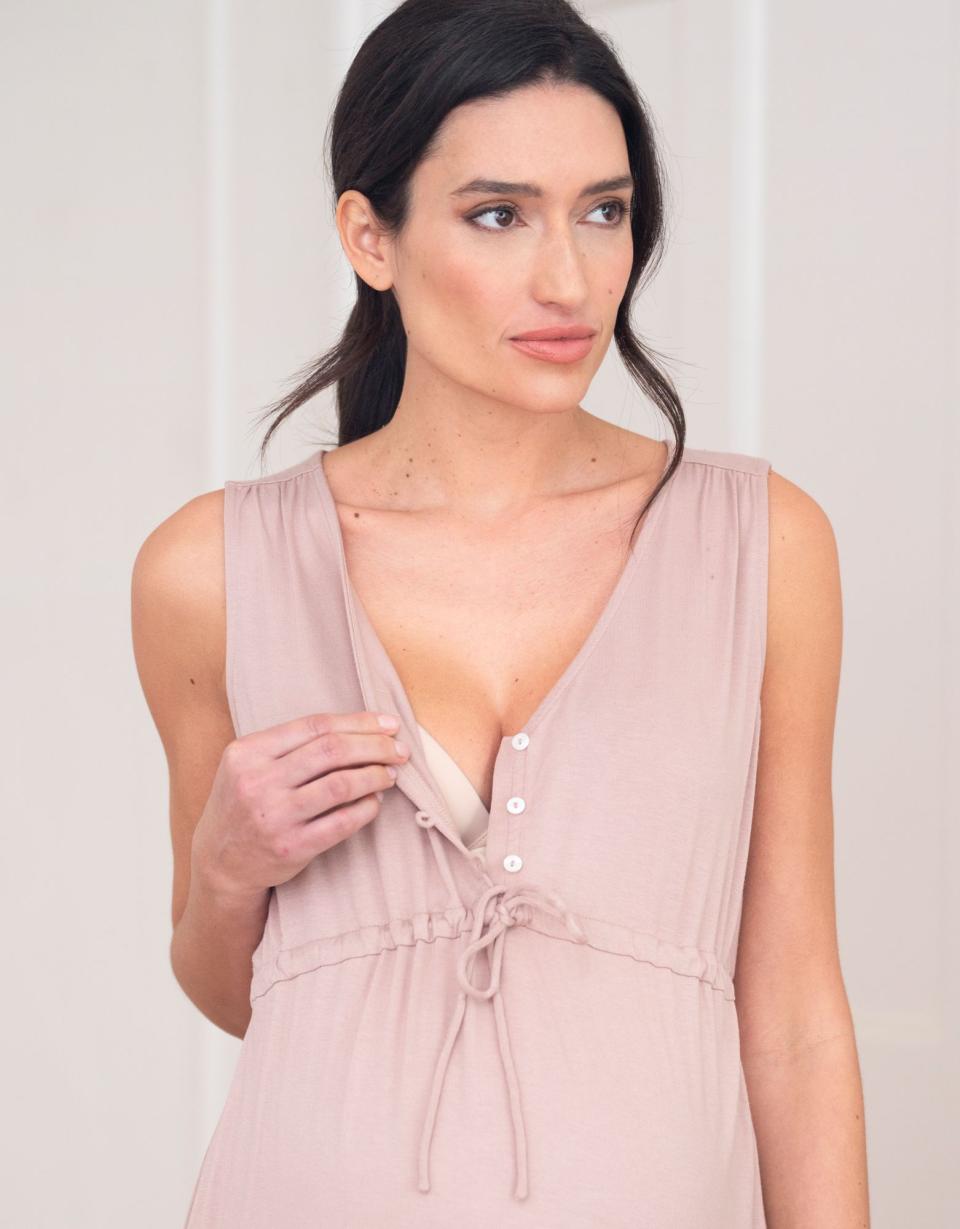 Full Length Jersey Pajama Maternity-To-Nursing Set | Women Seraphine Kits &amp; Sets