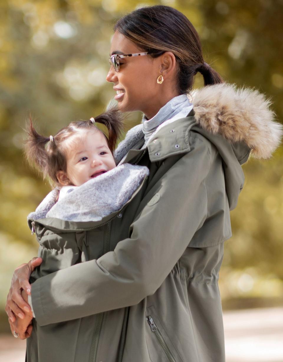 Khaki 3 In 1 Winter Maternity Parka | Women Seraphine Coats &amp; Jackets