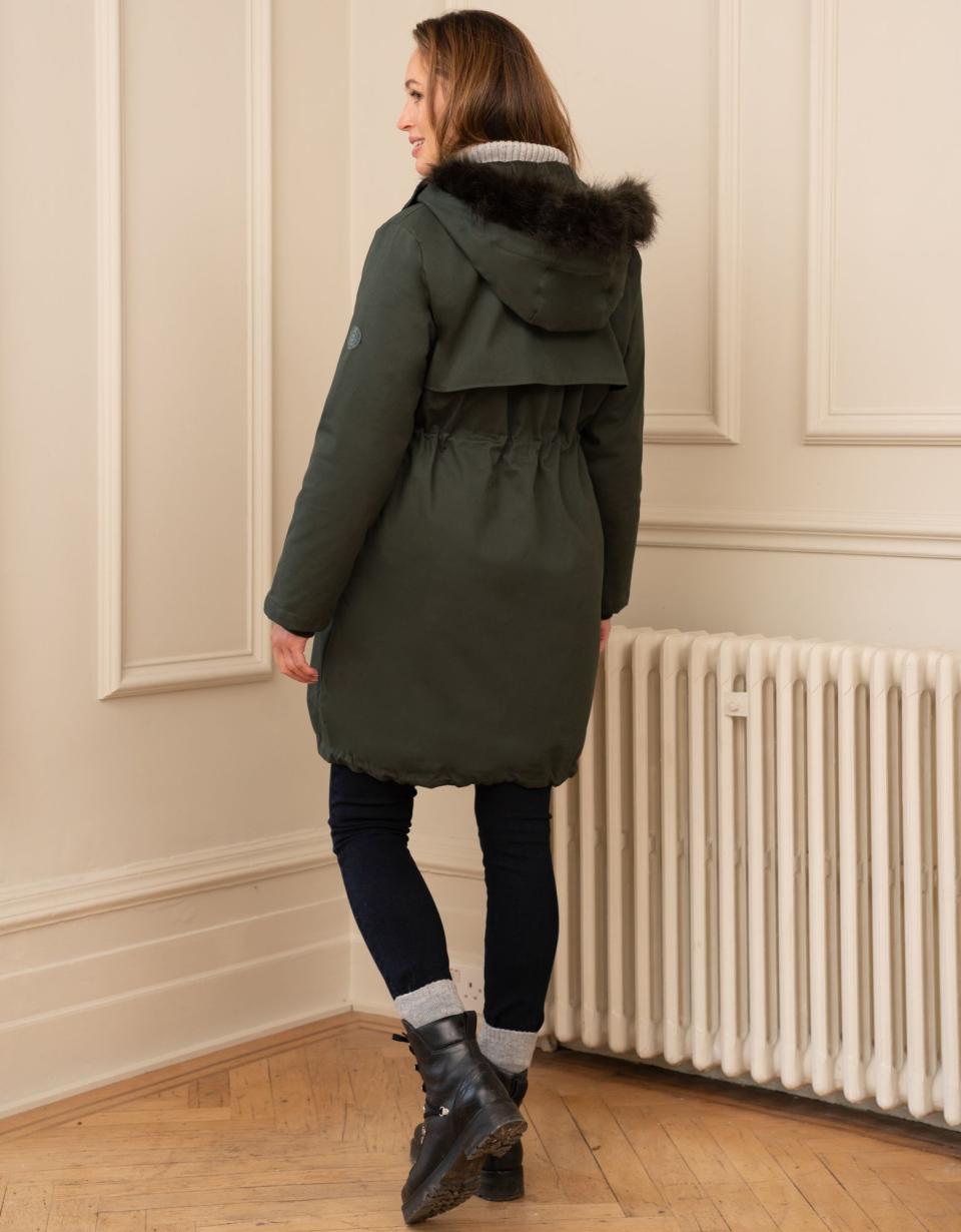 Khaki Sub-Zero 3 In 1 Maternity Parka | Women Seraphine Coats &amp; Jackets