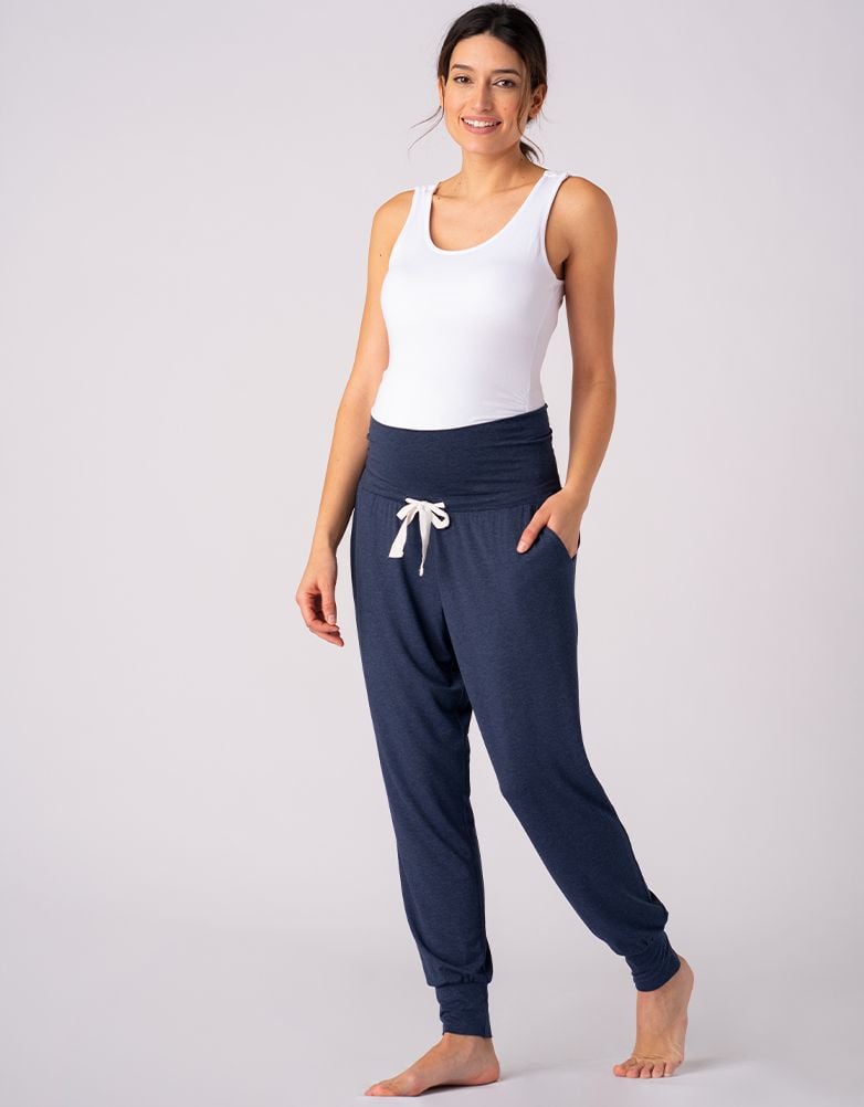 Maternity Lounge Pants – Navy &amp; Sage Twin Pack | Women Seraphine Kits &amp; Sets