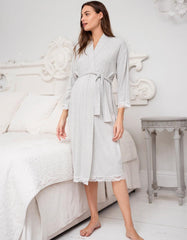 Maternity &amp; Nursing Robe | Women Seraphine Sleepwear