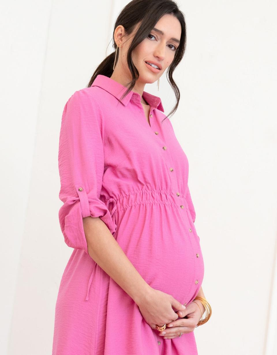 Maternity Shirt Dress | Women Seraphine Formal Dresses