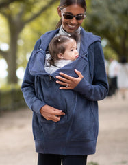Navy Blue 3 In 1 Maternity Hoodie | Women Seraphine Coats &amp; Jackets