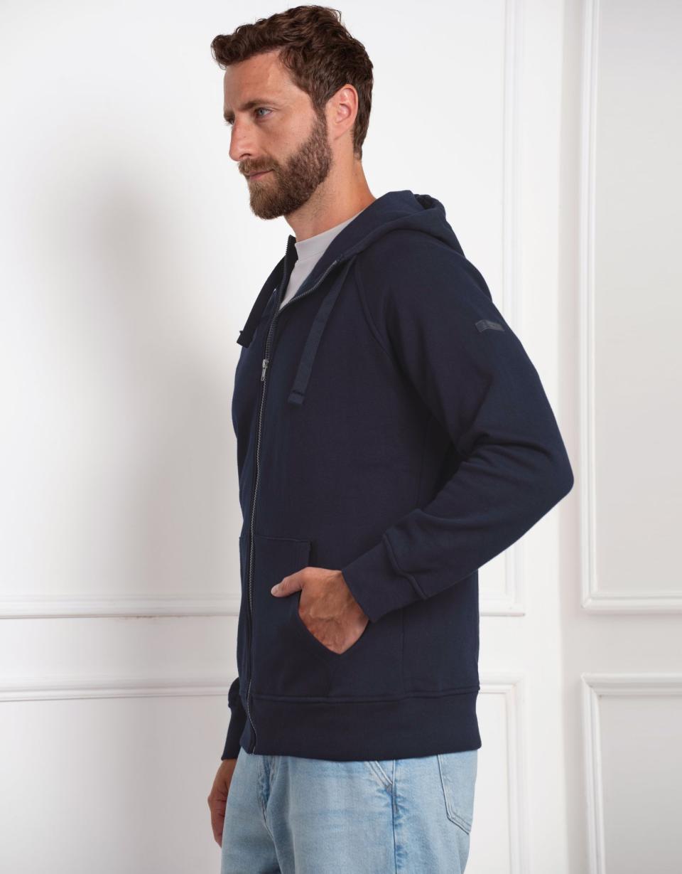 Navy Blue Men&#039;s Babywearing Hoodie | Women Seraphine Coats &amp; Jackets