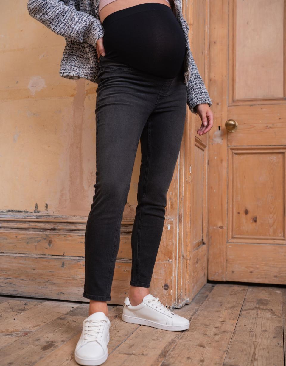 Organic Cotton Black Skinny Maternity Jeans | Women Seraphine Jeans