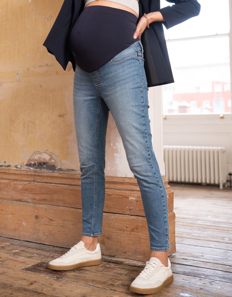 Organic Cotton Light Skinny Maternity Jeans | Women Seraphine Jeans