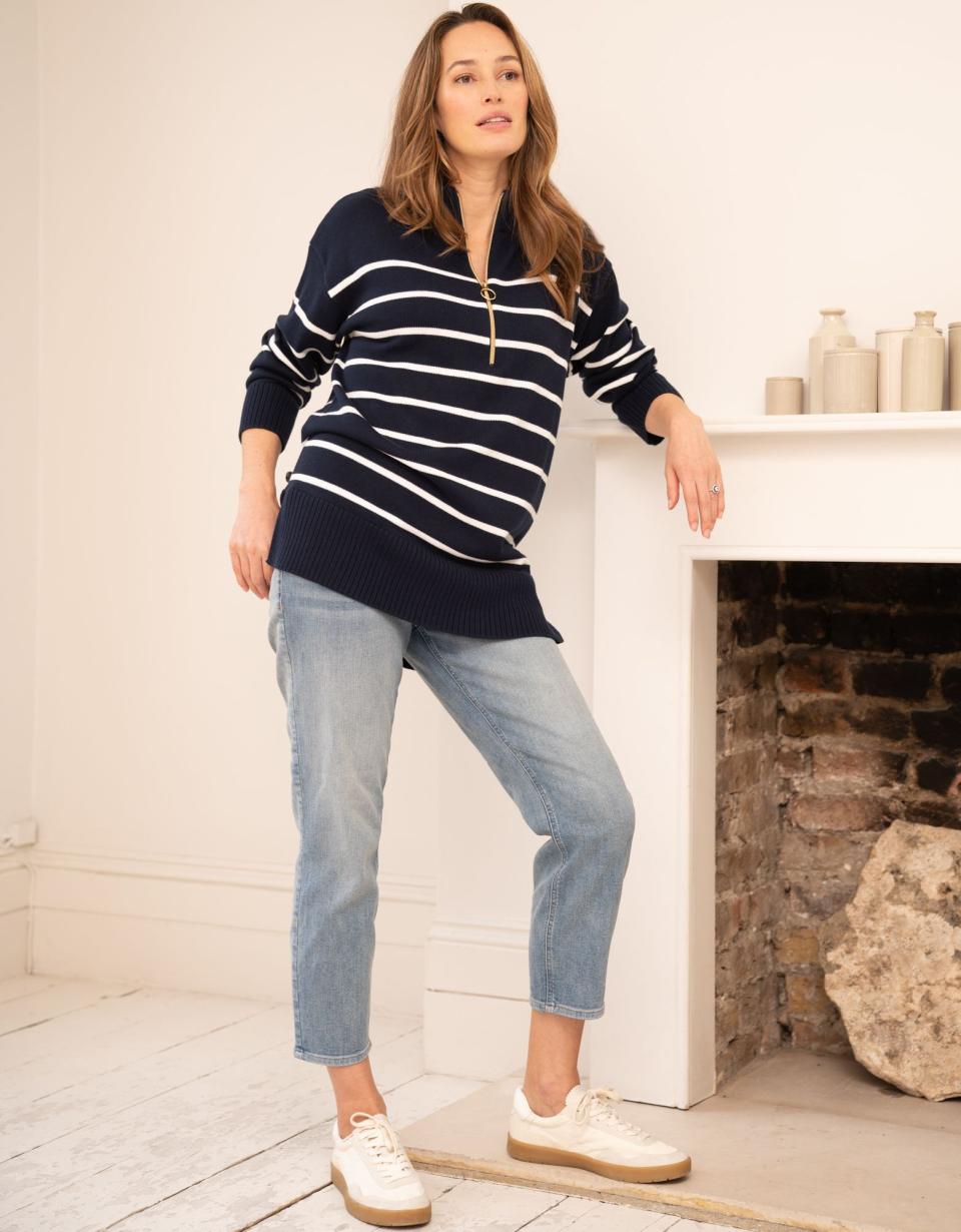 Organic Cotton Tapered Post Maternity Jeans | Women Seraphine Jeans