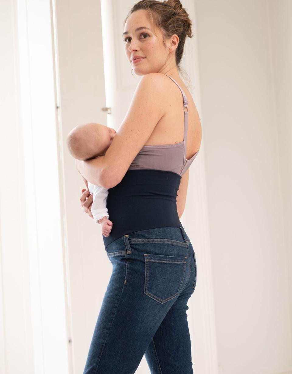 Organic Indigo Post Maternity Shaping Jeans | Women Seraphine Jeans