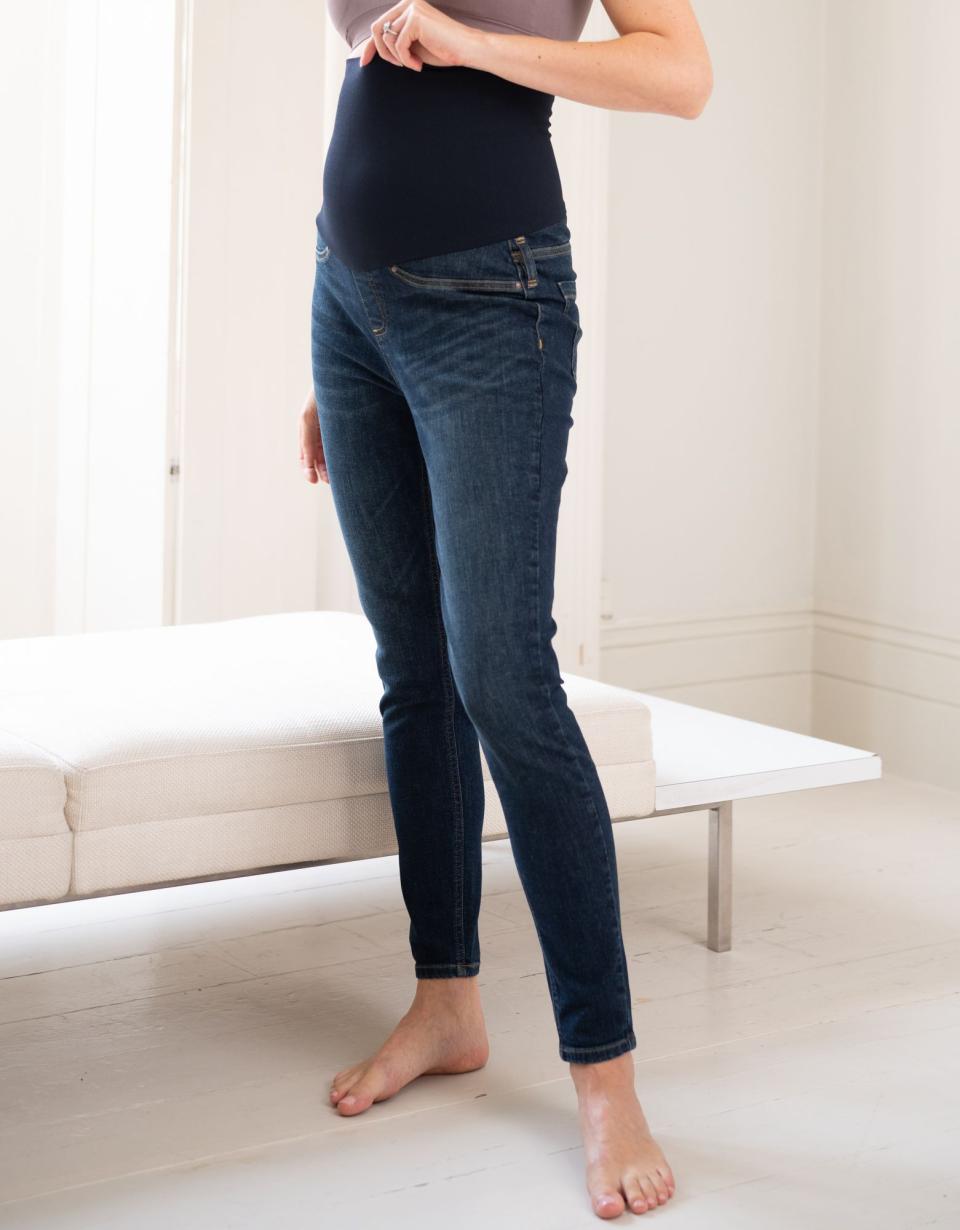 Organic Indigo Post Maternity Shaping Jeans | Women Seraphine Jeans