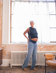 Organic Mid Bump Wide Leg Maternity Jeans | Women Seraphine Jeans