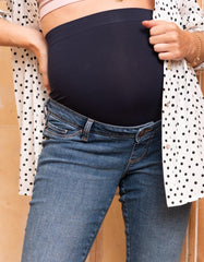 Organic Slim Boyfriend Fit Maternity Jeans | Women Seraphine Jeans