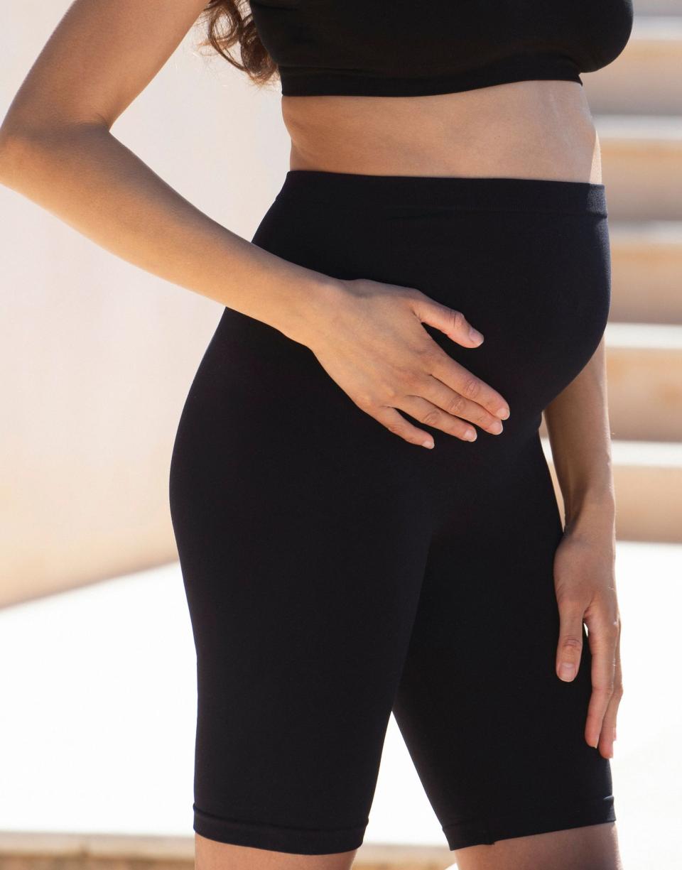 Over Bump Cycling Short Maternity Leggings | Women Seraphine Shorts