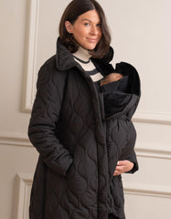 Quilted 3 In 1 Maternity &amp; Babywearing Coat | Women Seraphine Coats &amp; Jackets