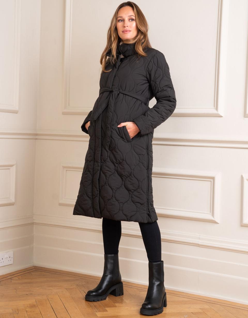 Quilted 3 In 1 Maternity &amp; Babywearing Coat | Women Seraphine Coats &amp; Jackets