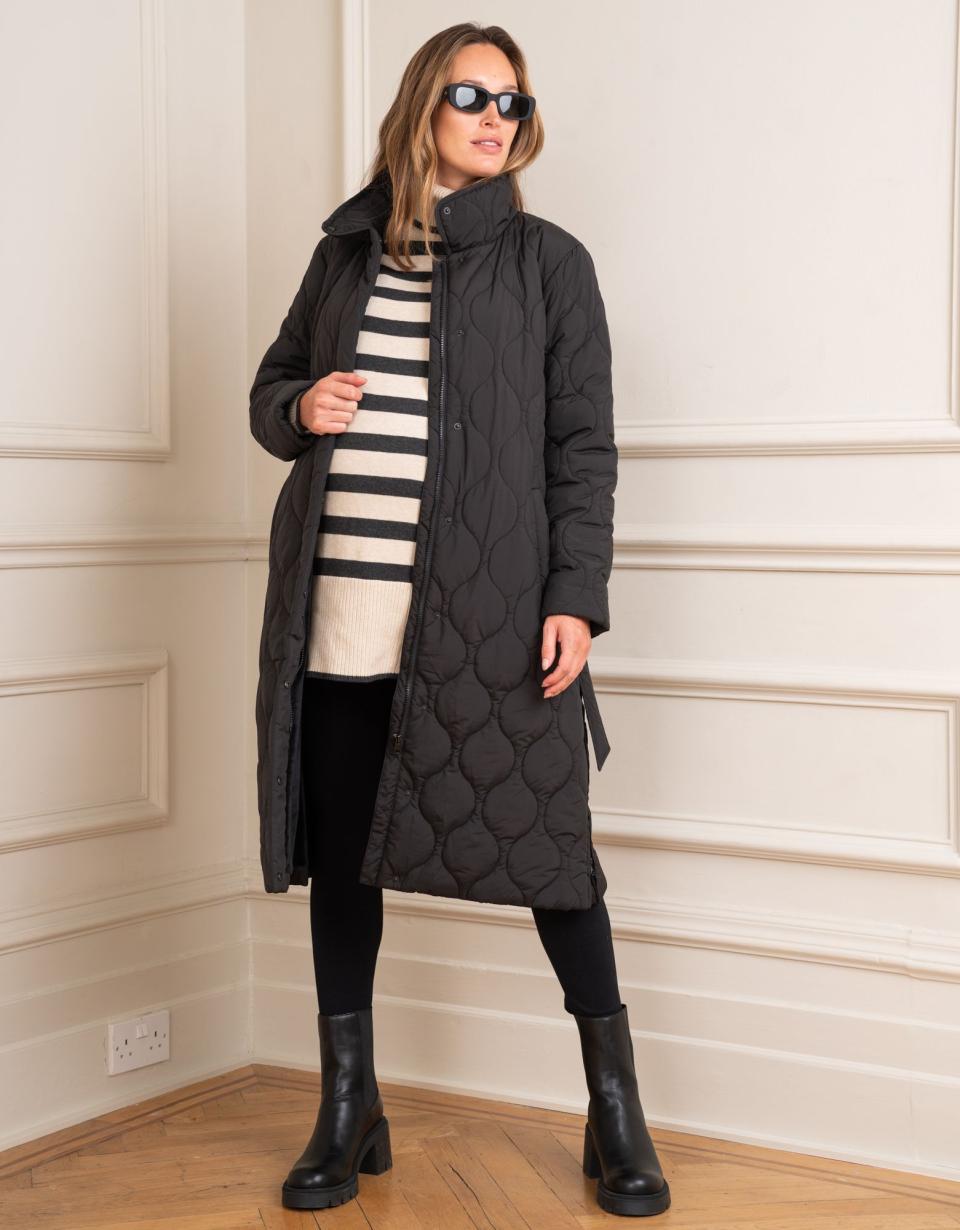 Quilted 3 In 1 Maternity &amp; Babywearing Coat | Women Seraphine Coats &amp; Jackets