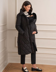 Quilted 3 In 1 Maternity &amp; Babywearing Coat | Women Seraphine Coats &amp; Jackets