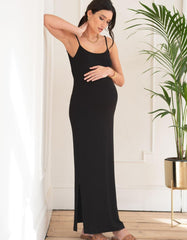 Ribbed Jersey Cami Maxi Maternity Dress | Women Seraphine Dresses