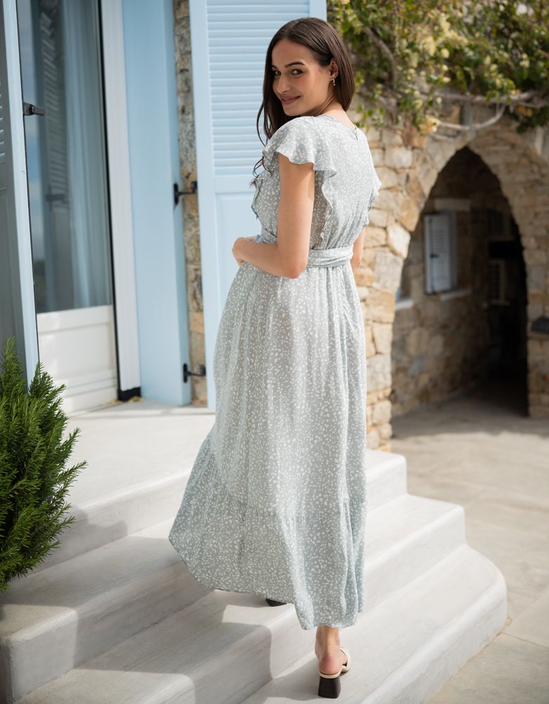 Sage Maternity &amp; Nursing Midi Dress | Women Seraphine Dresses