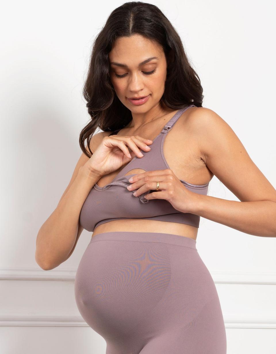 Seamless Padded Maternity-To-Nursing Bra | Women Seraphine Nursing Bras &amp; Lingerie