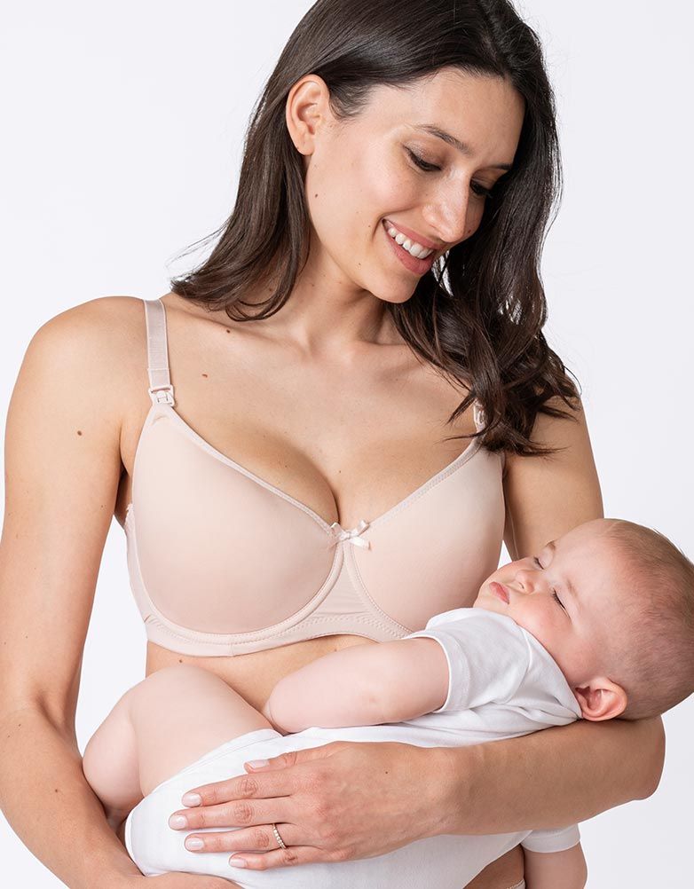 Seraphine Nude T-Shirt Maternity &amp; Nursing Bra | Women Seraphine Nursing Bras &amp; Lingerie