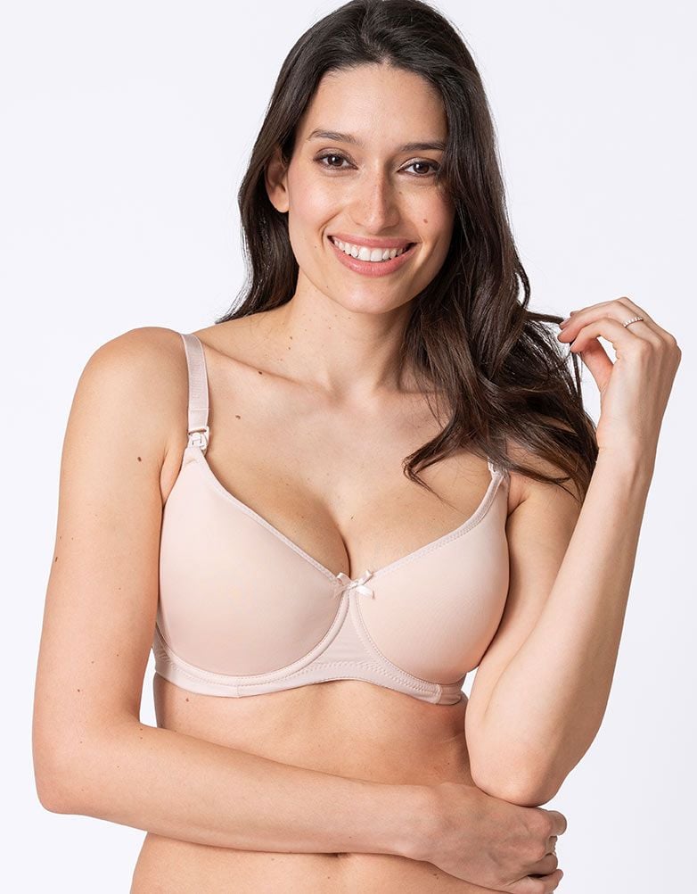 Seraphine Nude T-Shirt Maternity &amp; Nursing Bra | Women Seraphine Nursing Bras &amp; Lingerie