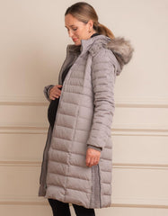 Slate 3 In 1 Down Maternity Coat | Women Seraphine Coats &amp; Jackets