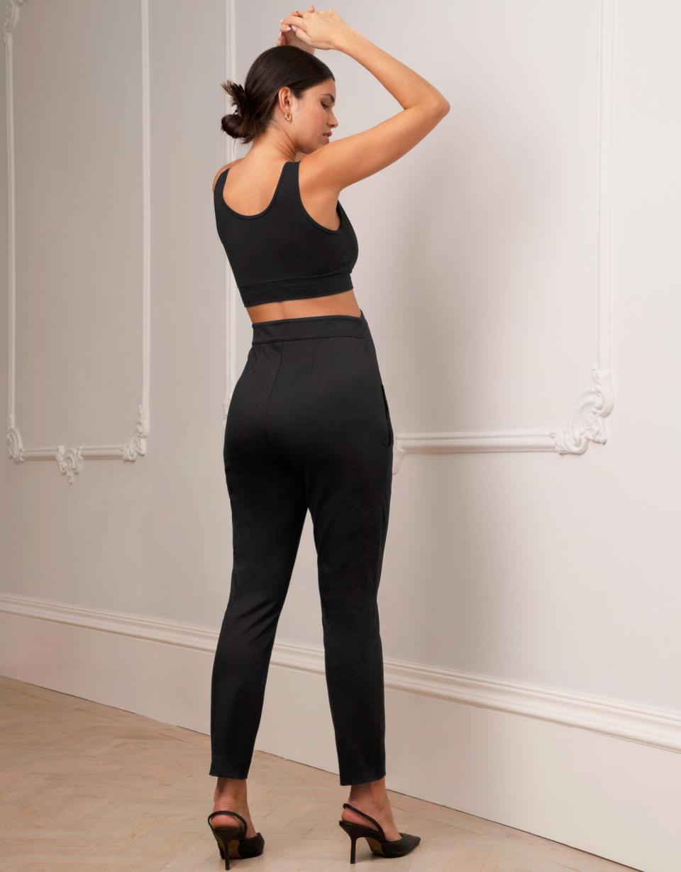 Slim Leg Black Maternity Pants | Women Seraphine Trousers &amp; Skirts