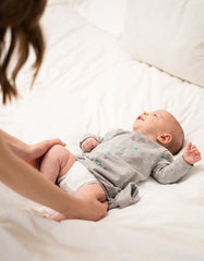 Spot Print Mama &amp; Mini Maternity To Nursing Nightdress Set – Grey | Baby Seraphine Baby Clothes