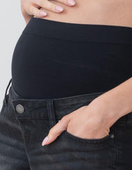 Stretch Denim Over Bump Maternity Shorts | Women Seraphine Shorts