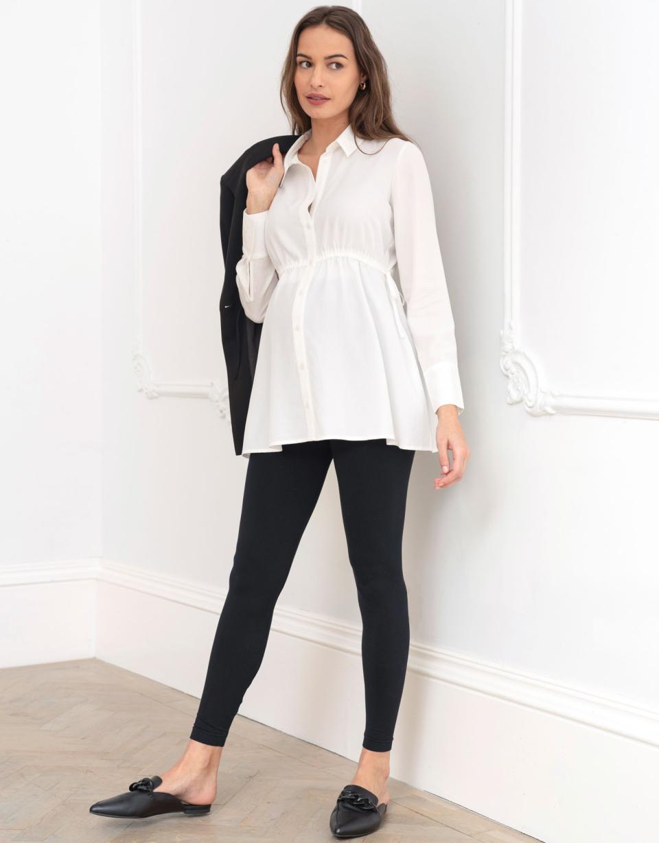 Tailored Maternity Shirt | Women Seraphine Tops
