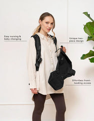 The CARIPOD™ Baby Carrier - Cotton Canvas Geo Print | Baby Seraphine CARIPOD™