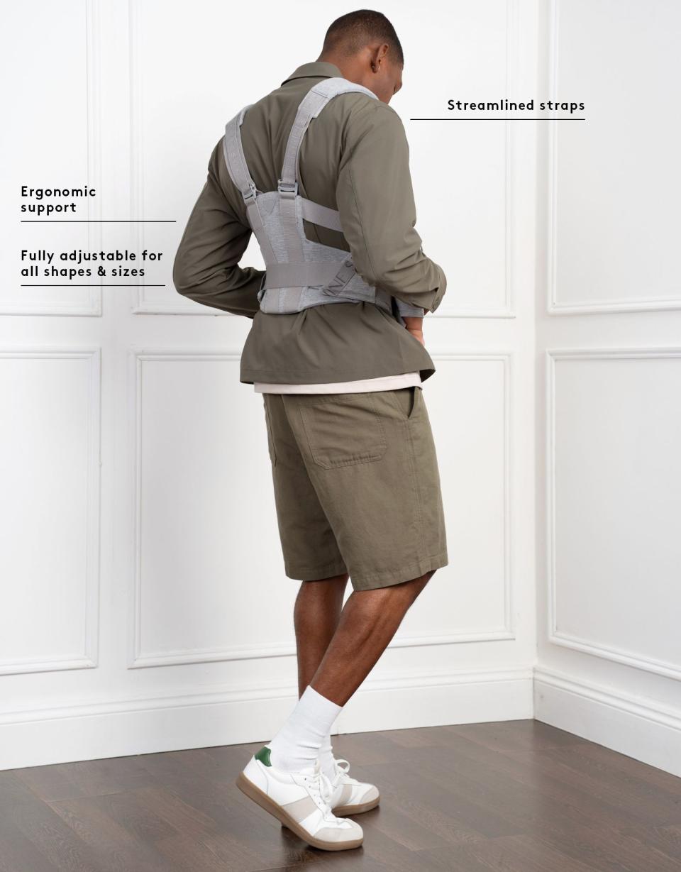 The CARIPOD™ Baby Carrier – Grey Marl Jersey | Baby Seraphine CARIPOD™