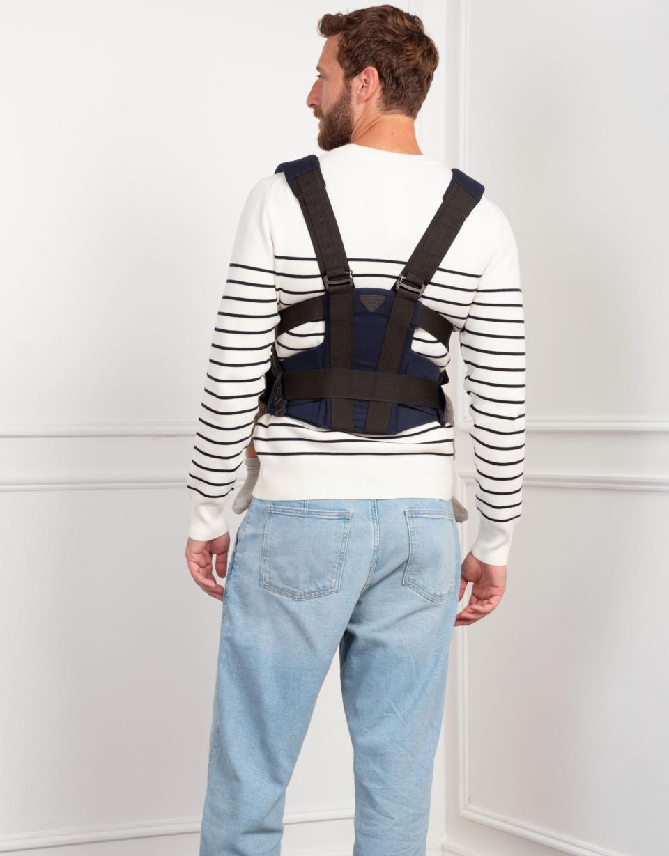 The CARIPOD™ Baby Carrier - Navy Cotton Canvas | Baby Seraphine CARIPOD™