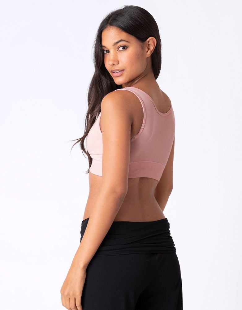 Twin Pack Bamboo Maternity &amp; Nursing Sleep Bras – Black &amp; Blush | Women Seraphine Kits &amp; Sets