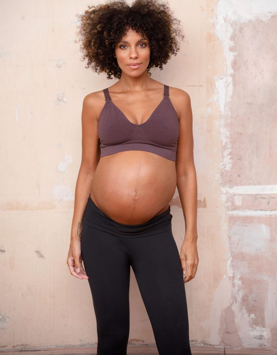 Twin Pack Bamboo Nursing Bras – Mocha &amp; Mauve | Women Seraphine Kits &amp; Sets