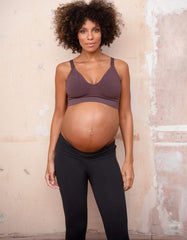 Twin Pack Bamboo Nursing Bras – Mocha &amp; Mauve | Women Seraphine Kits &amp; Sets