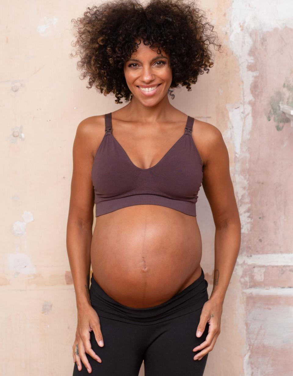 Twin Pack Bamboo Nursing Bras – Mocha &amp; Mauve | Women Seraphine Kits &amp; Sets