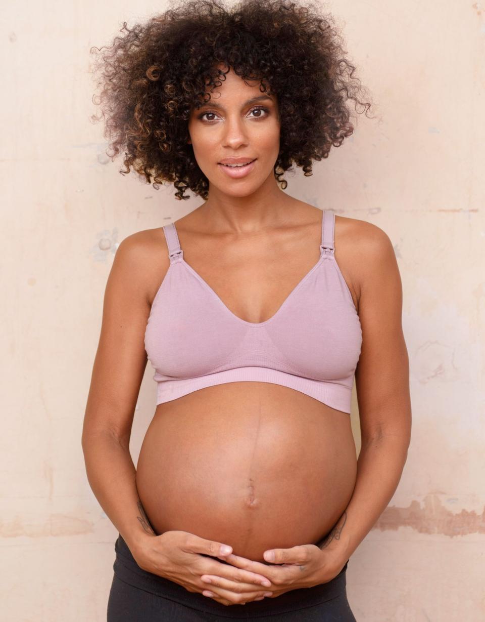 Twin Pack Bamboo Nursing Bras – Mocha &amp; Mauve | Women Seraphine Kits &amp; Sets