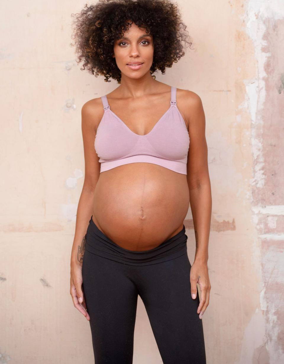 Twin Pack Bamboo Nursing Bras – Mocha &amp; Mauve | Women Seraphine Kits &amp; Sets