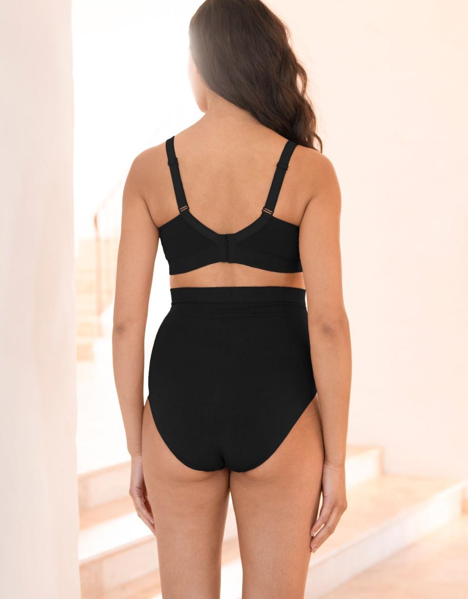 Twin Pack Bamboo Over Bump Maternity Briefs - Black | Women Seraphine Essentials