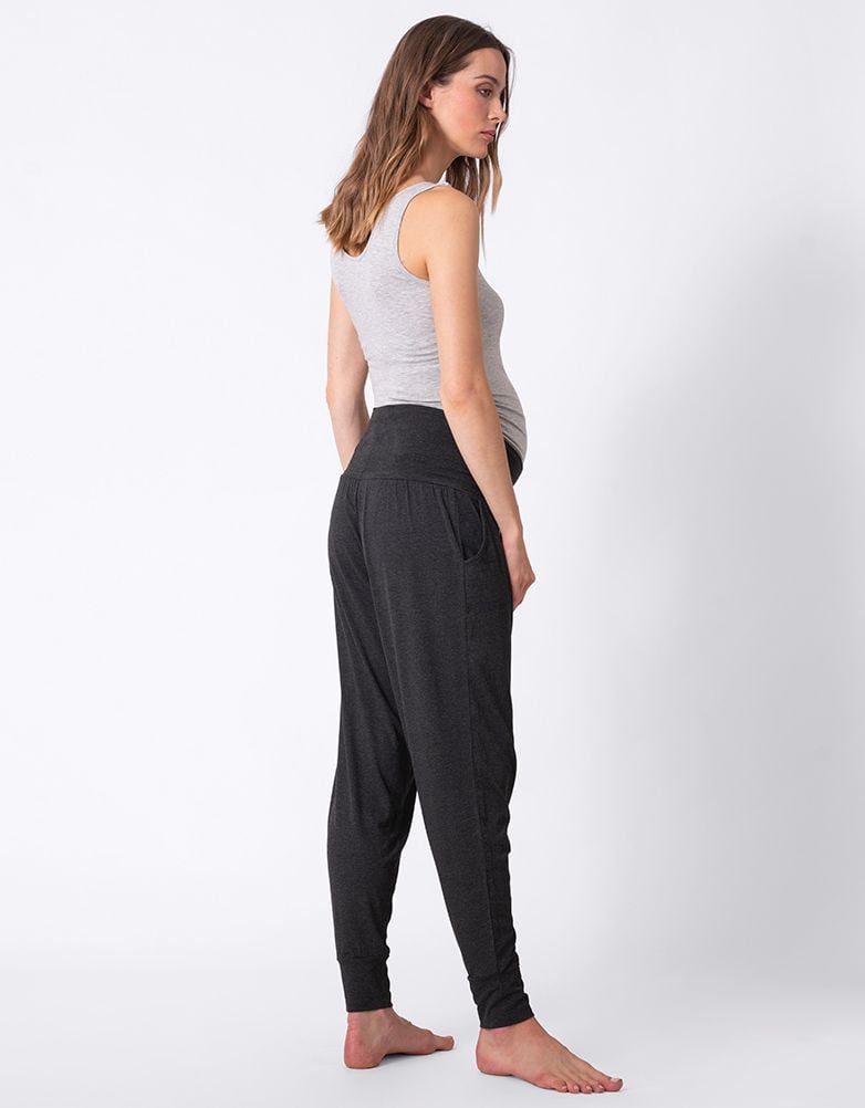 Twin Pack Maternity Lounge Pants – Grey &amp; Black | Women Seraphine Kits &amp; Sets