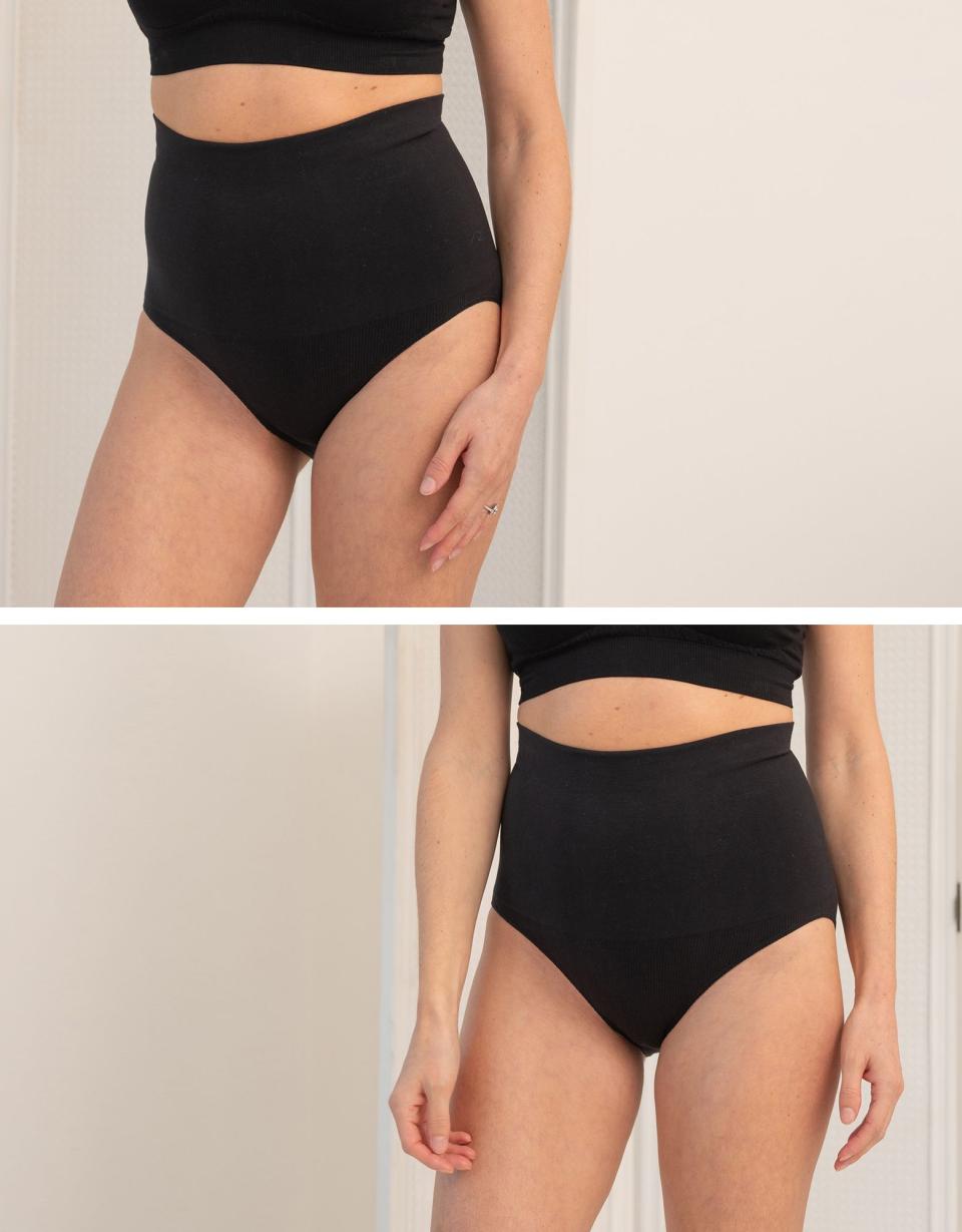 Twin Pack Post Maternity Shaping Briefs – Black | Women Seraphine Essentials