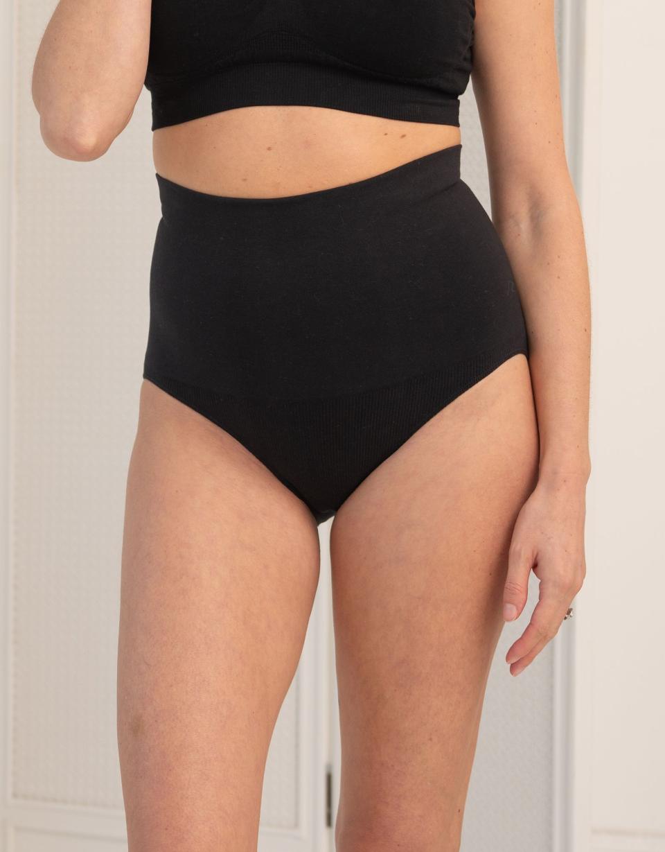 Twin Pack Post Maternity Shaping Briefs – Black | Women Seraphine Essentials